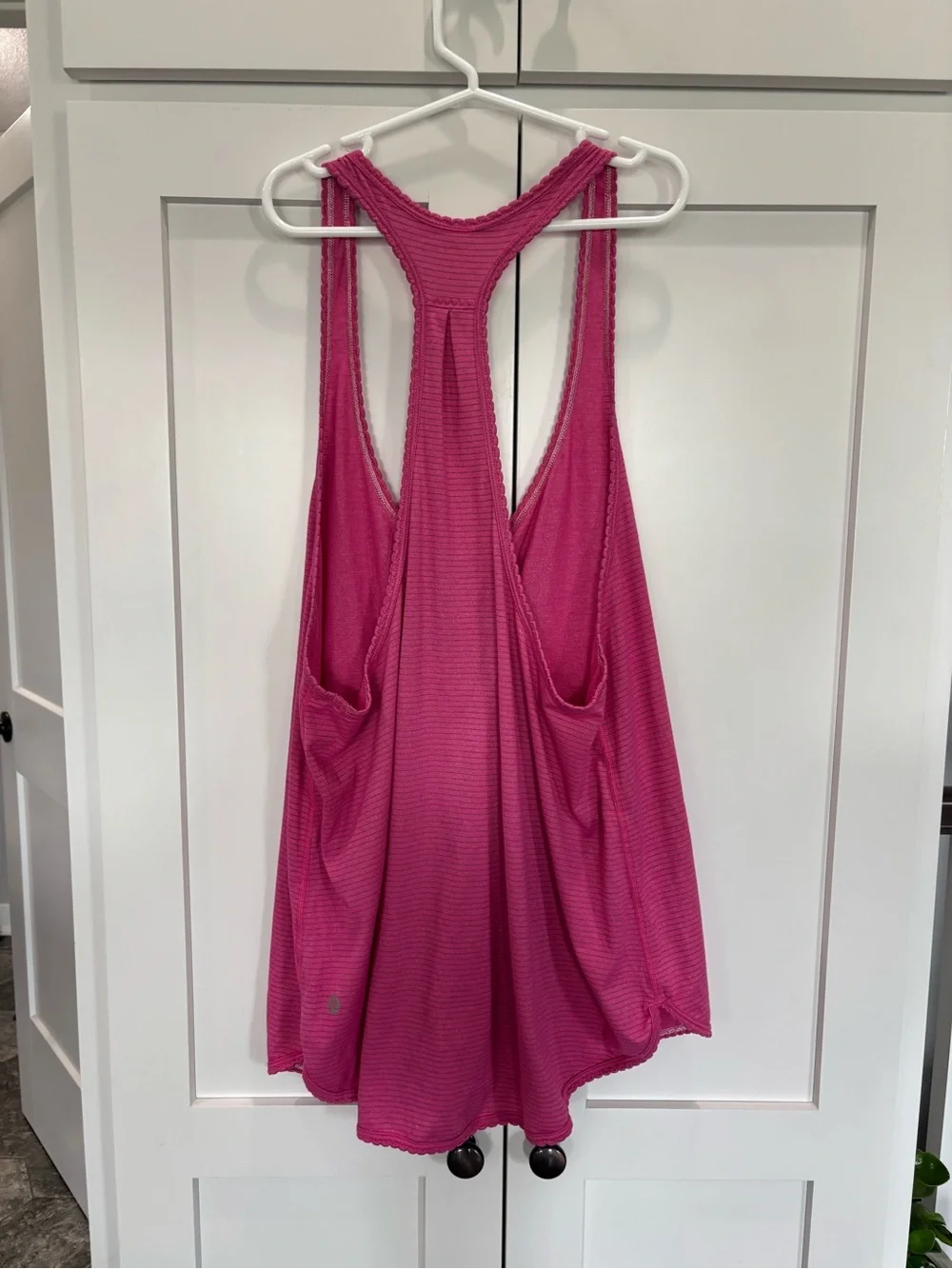 Lululemon Scalloped Racerback Tank Hot Pink & Burgundy 2 Pack Size 10